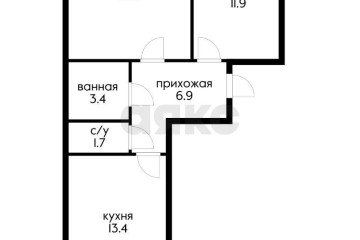 Фото №5: 2-комнатная квартира 53 м² - Краснодар, мкр. 4-й квартал, ул. Боспорская, 8