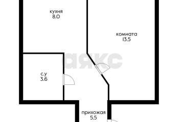 Фото №1: 1-комнатная квартира 30 м², 1/4 эт. - Новая Адыгея, ул. Береговая, 2/5