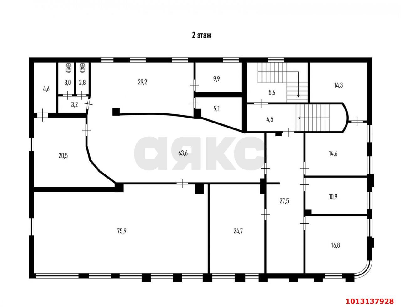 Фото №2: Офисное помещение 350 м² - Краснодар, Фестивальный, ул. Красных Партизан, 441