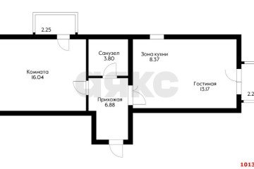 Фото №2: 1-комнатная квартира 56 м² - Краснодар, мкр. жилой комплекс Португалия, ул. Лиссабонская, 109к24