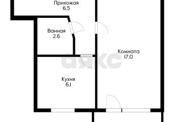 Фото №5: 1-комнатная квартира 32 м² - Краснодар, мкр. имени Н.И. Вавилова, ул. Вавилова, 9