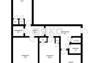 Фото №4: 3-комнатная квартира 63 м² - Краснодар, мкр. Авиагородок, ул. Авиагородок, 22