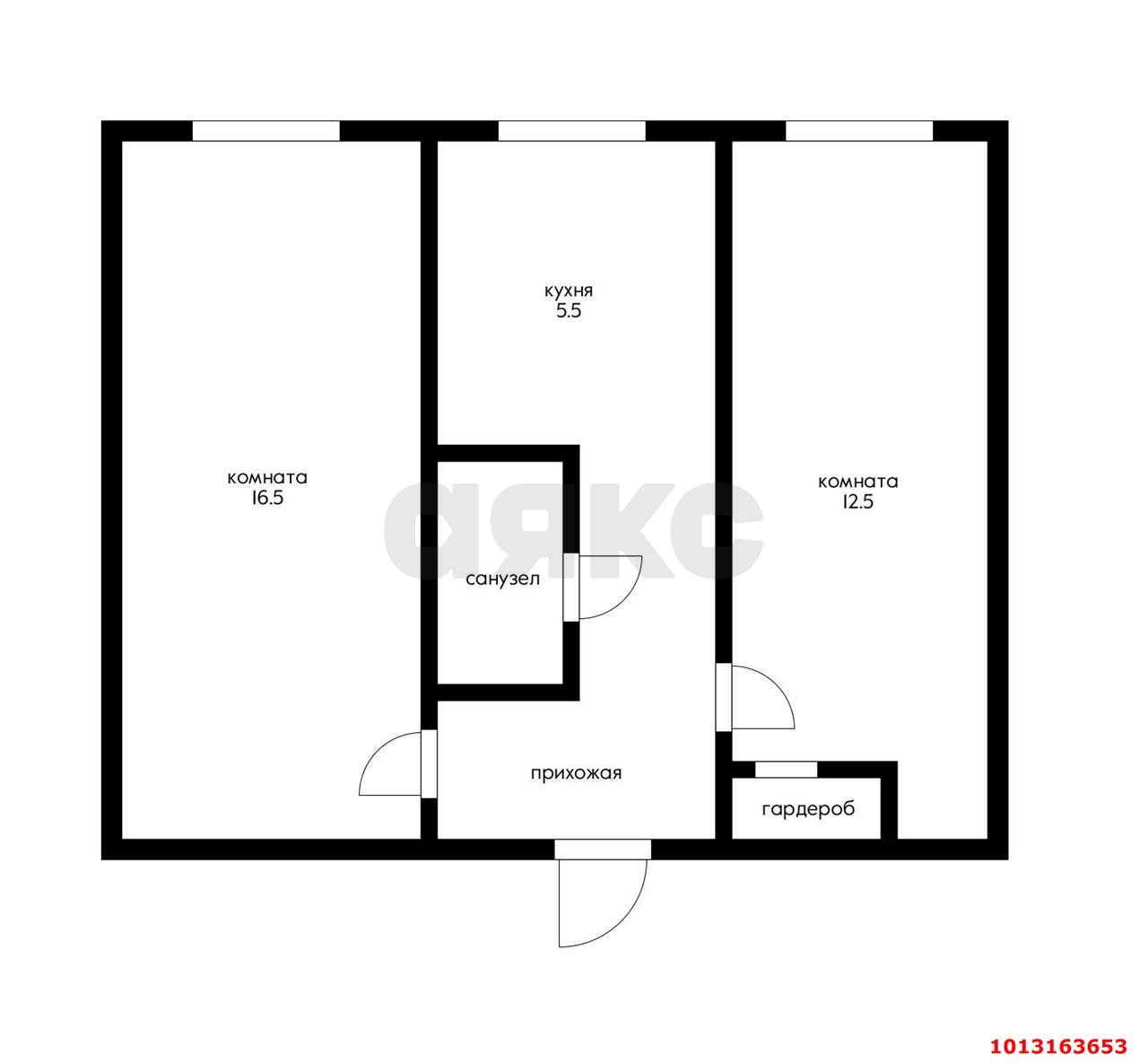 Фото №1: 2-комнатная квартира 43 м² - Краснодар, Хлопчато-бумажный Комбинат, ул. Новороссийская, 180