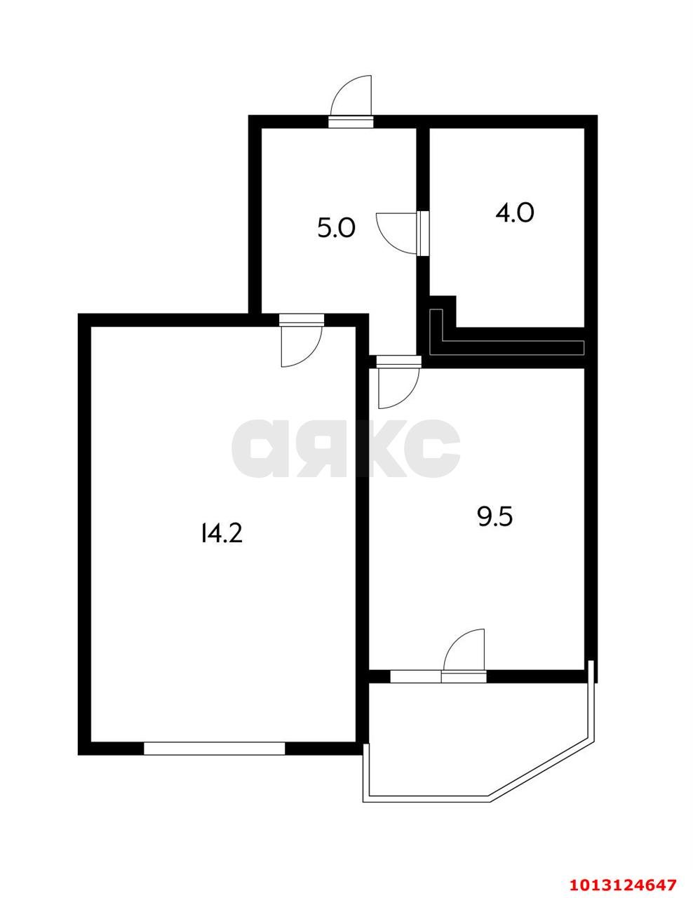 Фото №7: 1-комнатная квартира 32 м² - Краснодар, жилой комплекс Видный, ул. Командорская, 3к2