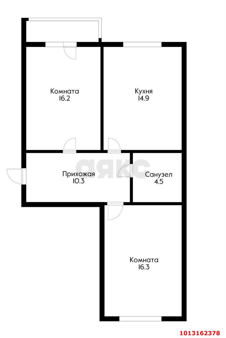 Фото №16: 2-комнатная квартира 66 м² - Краснодар, Почтовый, пр-кт имени писателя Знаменского, 9к1