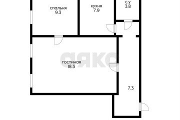 Фото №5: 2-комнатная квартира 49 м² - Афипский, ул. Шоссейная, 16