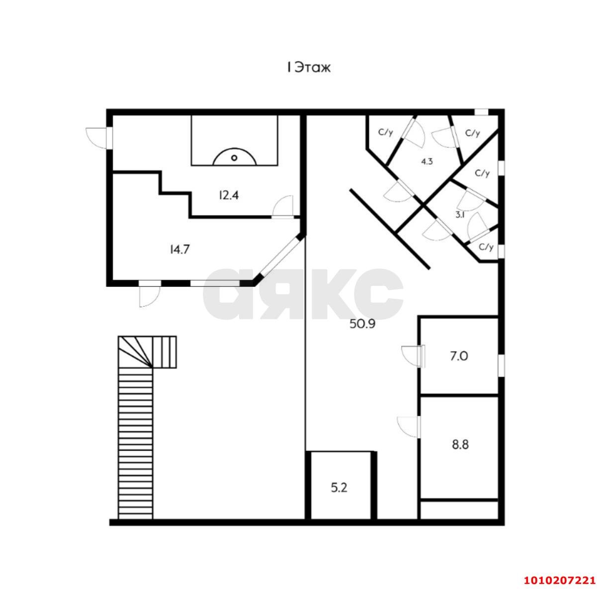 Фото №15: Готовый бизнес 820&nbsp;м², 1/3&nbsp;эт. - Краснодар, Прикубанский внутригородской округ, мкр. Фестивальный, ул. Красных Партизан, 337