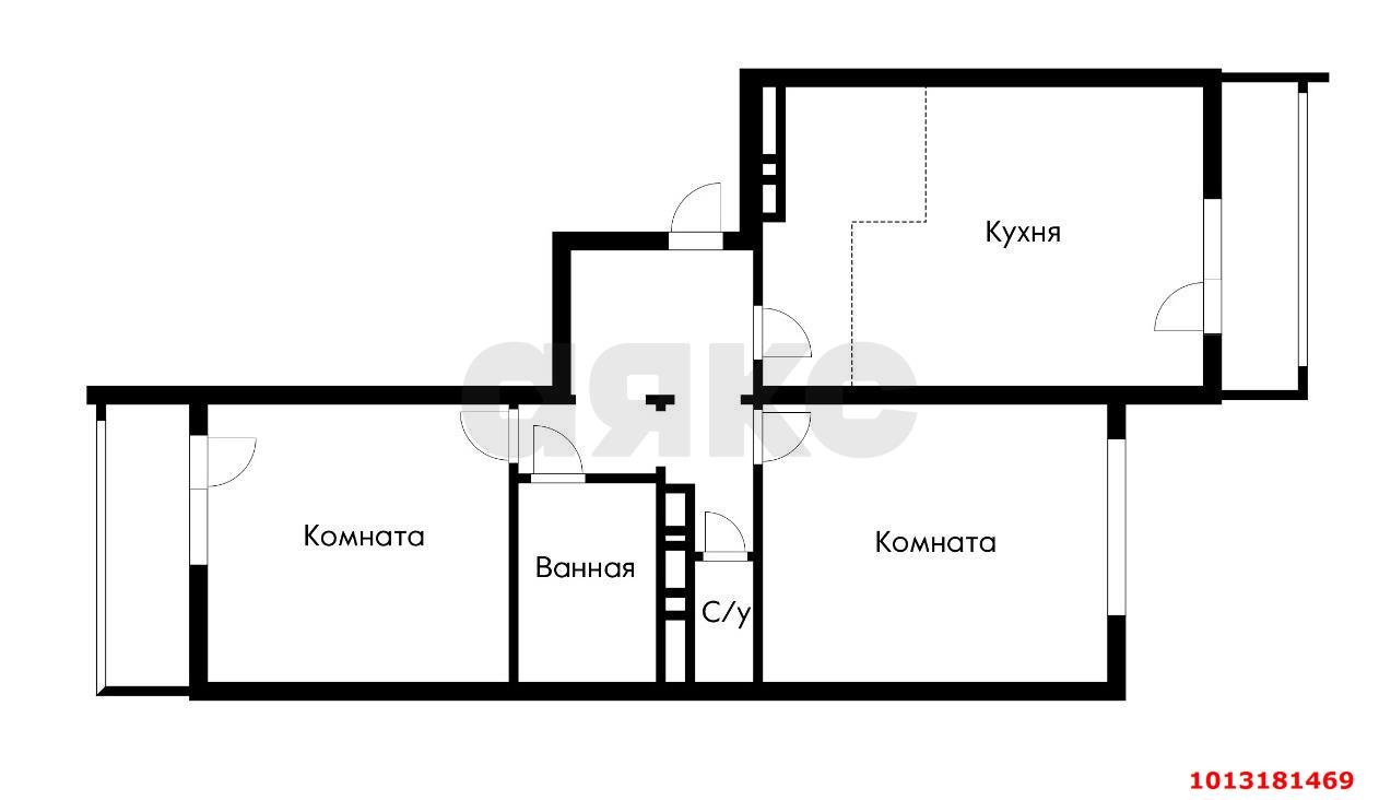 Фото №20: 2-комнатная квартира 65 м² - Краснодар, Восточно-Кругликовский, ул. Героя А.А. Аверкиева, 13