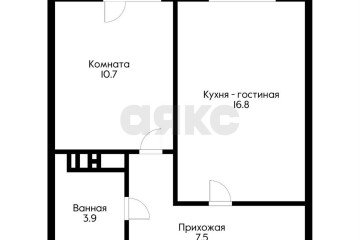 Фото №1: 1-комнатная квартира 42 м² - Краснодар, мкр. Гидростроителей, ул. Невкипелого, 24/2к1