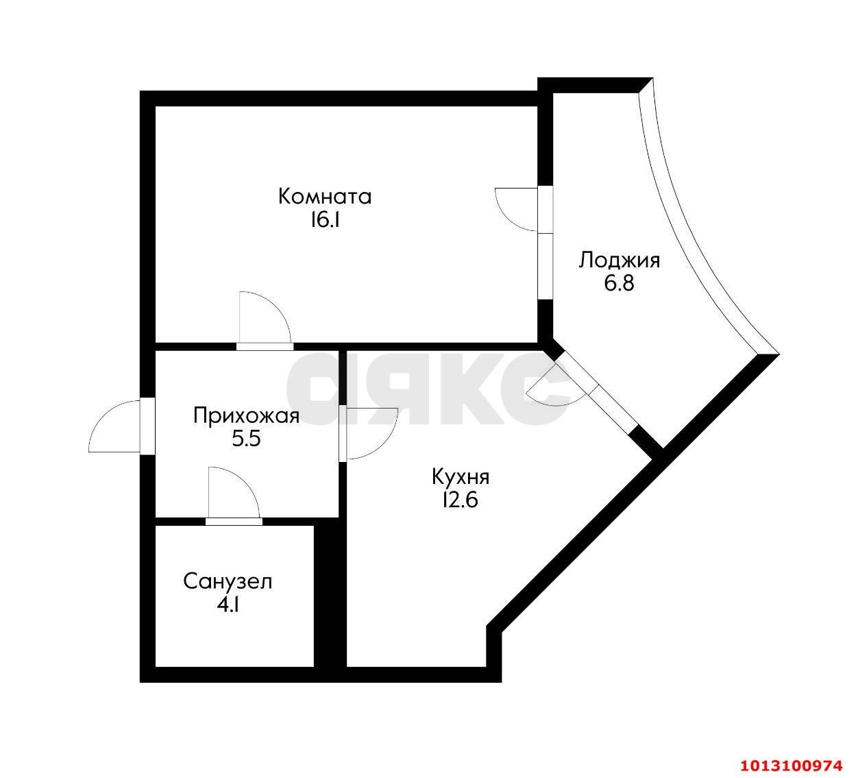 Фото №20: 1-комнатная квартира 45 м² - Краснодар, жилой комплекс Севастопольский, ул. Восточно-Кругликовская, 18