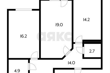 Фото №3: 2-комнатная квартира 74 м² - Краснодар, мкр. Гидростроителей, ул. Парусная, 10к2