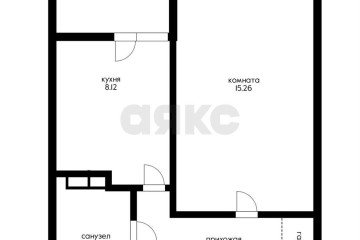 Фото №5: 1-комнатная квартира 37 м² - Краснодар, мкр. Догма Парк, ул. Марины Цветаевой, 17А