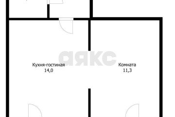 Фото №3: 1-комнатная квартира 33 м² - Новая Адыгея, мкр. жилой комплекс Виноград 2, ул. Бжегокайская, 25/1к3