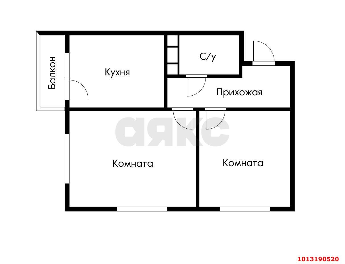 Фото №14: 2-комнатная квартира 52 м² - Краснодар, жилой комплекс Южане, ул. Даниила Смоляна, 80