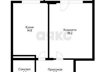 Фото №2: 1-комнатная квартира 46 м² - Краснодар, мкр. 9-й километр, ул. Циолковского, 9