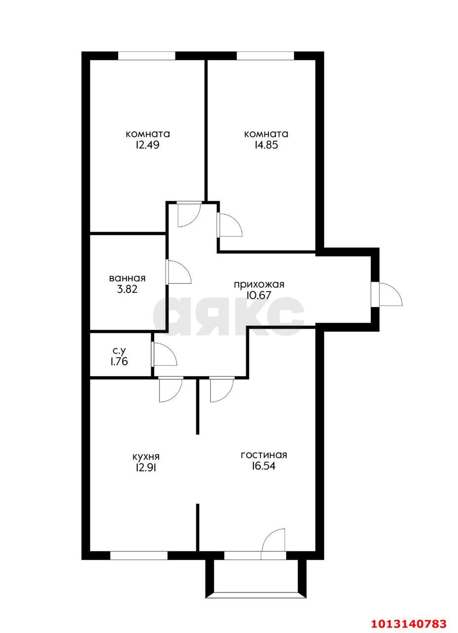 Фото №10: 3-комнатная квартира 82 м² - Краснодар, жилой комплекс Португалия, ул. Лиссабонская, 109к20