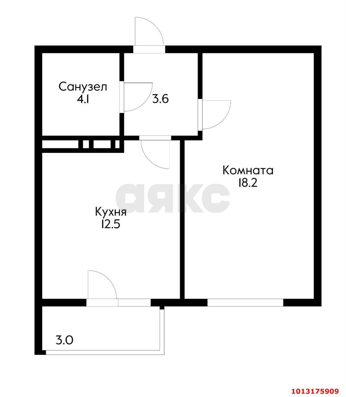 Фото №2: 1-комнатная квартира 40 м² - Краснодар, жилой комплекс Нeo-квартал Красная Площадь, ул. им. Мурата Ахеджака, 12