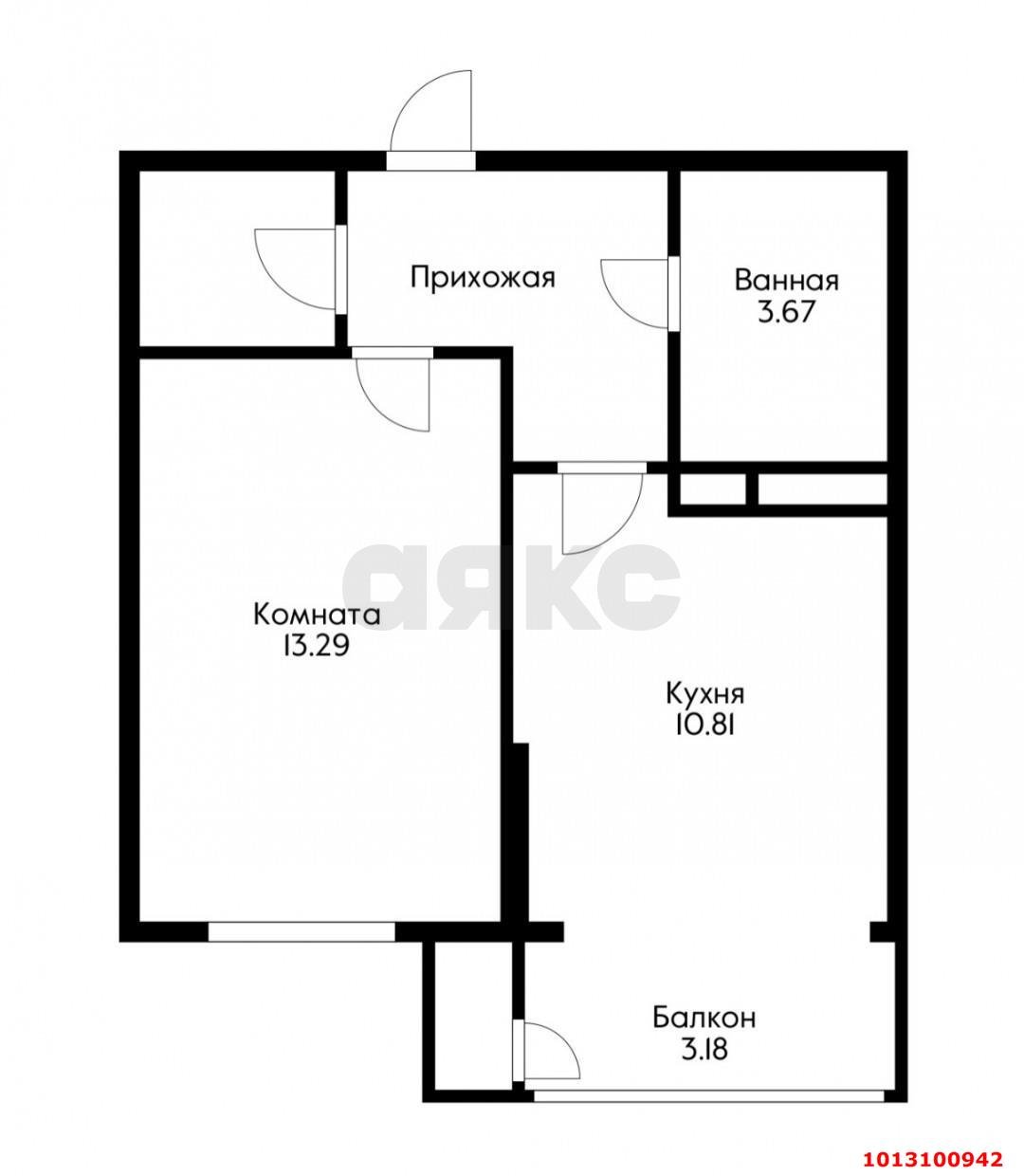 Фото №6: 1-комнатная квартира 35 м² - Краснодар, жилой комплекс Мой Город, ул. Западный Обход, 39