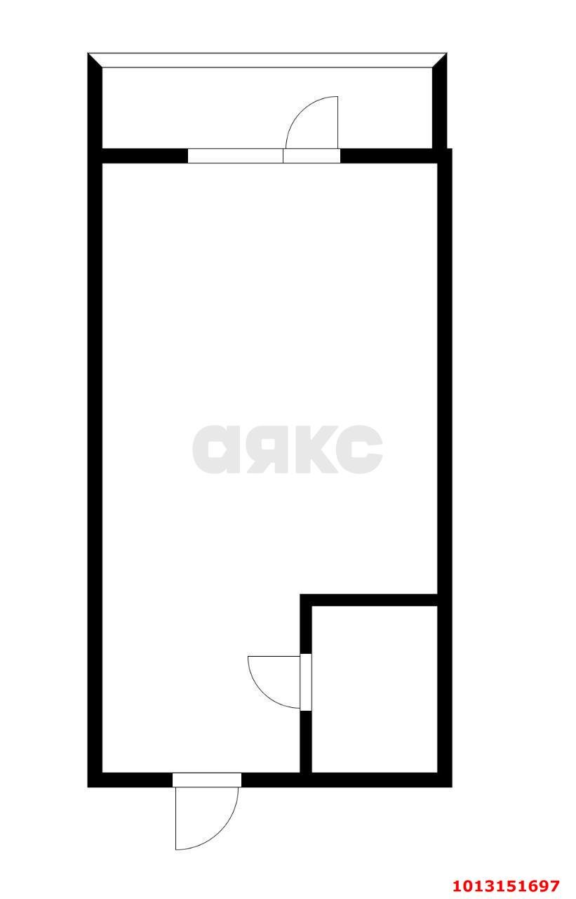 Фото №2: Студия 22 м² - Новая Адыгея, жилой комплекс Дарград, ул. Тургеневское шоссе, 33/2к33