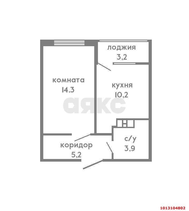 Фото №8: 1-комнатная квартира 36 м² - Краснодар, жилой комплекс Самолёт, ул. Западный Обход, 39/2