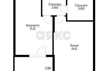 Фото №2: 1-комнатная квартира 37 м² - Краснодар, мкр. Карасунский внутригородской округ, 