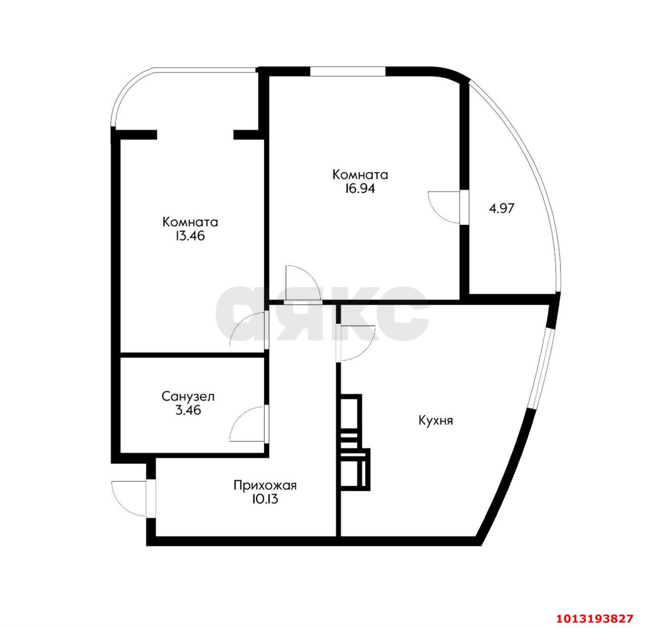 Фото №15: 2-комнатная квартира 65 м² - Краснодар, жилой комплекс Фонтаны, ул. Воронежская, 47/11