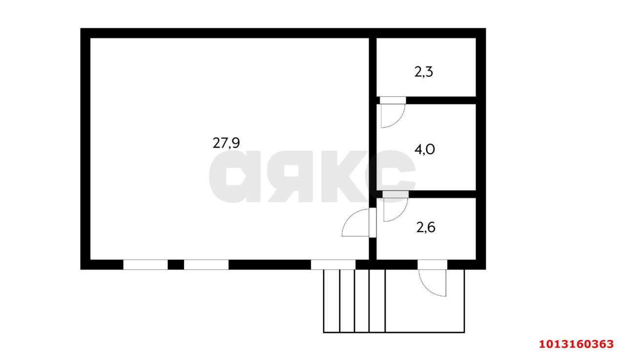 Фото №8: Торговое помещение 36&nbsp;м², 1&nbsp;эт. - Краснодар, Центральный внутригородской округ, мкр. Центральный, ул. Гоголя, 79/1