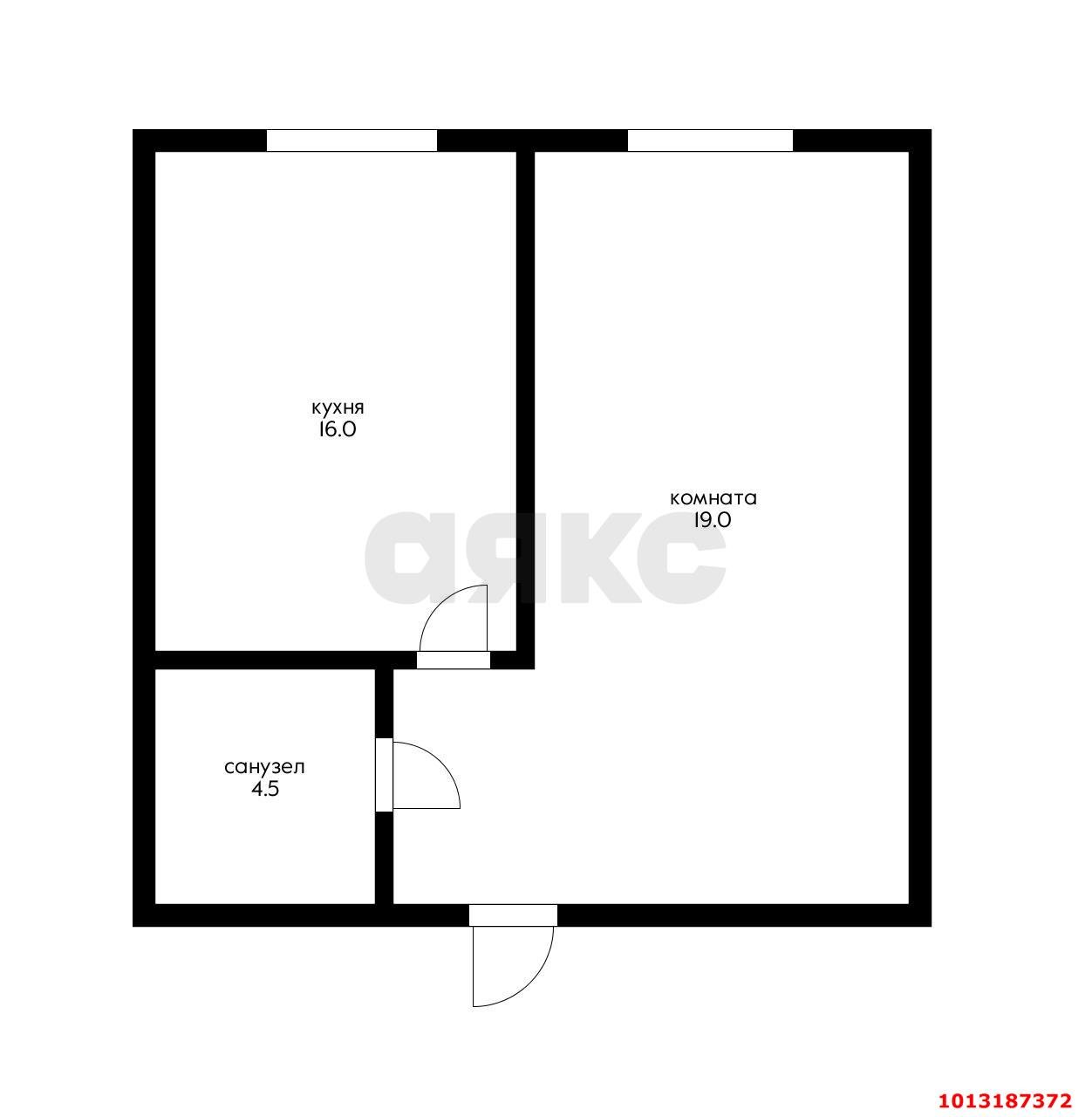 Фото №8: 1-комнатная квартира 38 м² - Краснодар, Молодёжный, ул. Душистая, 50