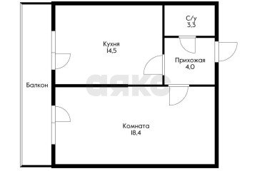 Фото №3: 1-комнатная квартира 40 м² - Краснодар, мкр. жилой комплекс Радуга, ул. Евгении Жигуленко, 7лит2