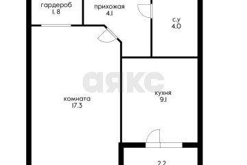 Фото №3: 1-комнатная квартира 36 м² - Краснодар, ж/м Пашковский, ул. Лавочкина, 3