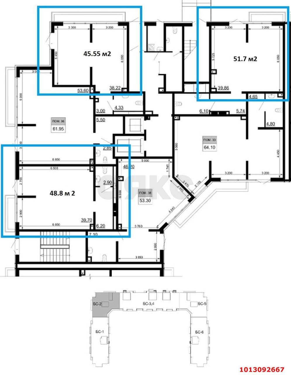Фото №12: Торговое помещение 51&nbsp;м², 1/19&nbsp;эт. - Краснодар, Прикубанский внутригородской округ, мкр. Молодёжный, ул. Дубравная, 1