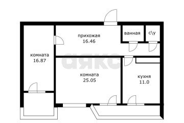 Фото №2: 3-комнатная квартира 90 м² - Краснодар, мкр. Юбилейный, ул. Рождественская набережная, 3