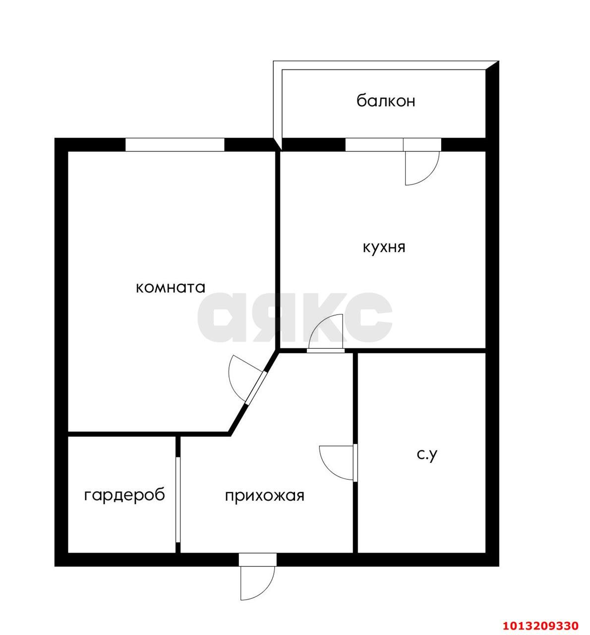 Фото №12: 1-комнатная квартира 43 м² - Краснодар, Панорама, ул. Восточно-Кругликовская, 22