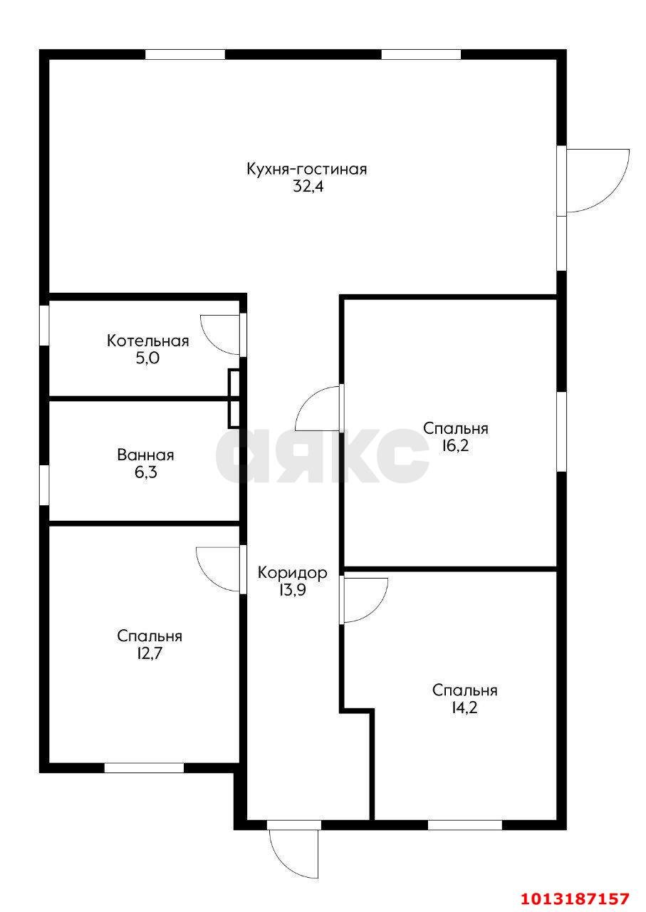 Фото №6: Дом 100 м² + 4 сот. - Краснодар, коттеджный  Зелёная Долина, ул. Гасконская, 15