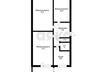 Фото №1: 3-комнатная квартира 61 м², 5/5 эт. - Лорис, мкр. Карасунский внутригородской округ, 2
