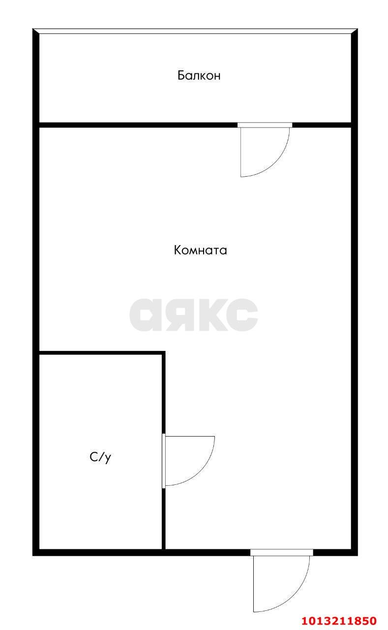 Фото №7: Студия 22 м² - Краснодар, жилой комплекс Времена Года-2, ул. Евгении Жигуленко, 5к2