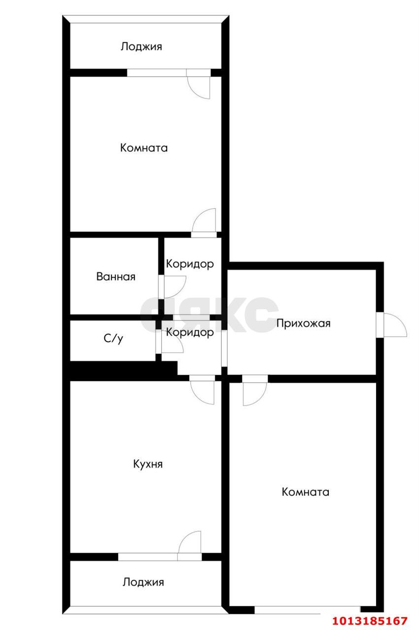 Фото №14: 2-комнатная квартира 61 м² - Краснодар, Восточный, ул. Героя Владислава Посадского, 32