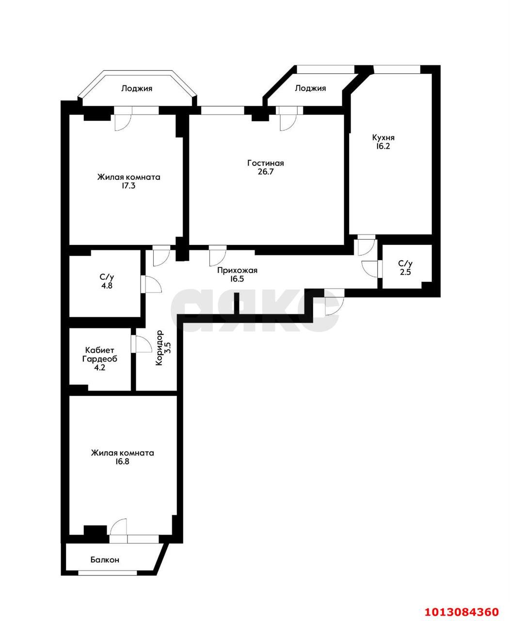 Фото №10: 3-комнатная квартира 108 м² - Краснодар, Центральный, ул. Кубанская Набережная, 58