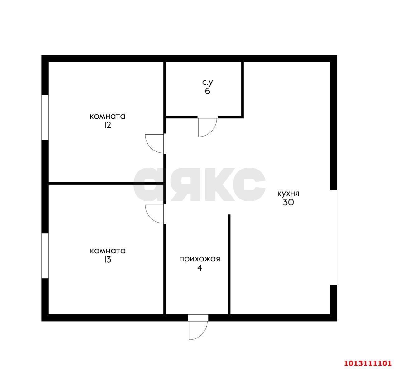 Фото №6: 3-комнатная квартира 65 м² - Яблоновский, ул. Космическая, 37