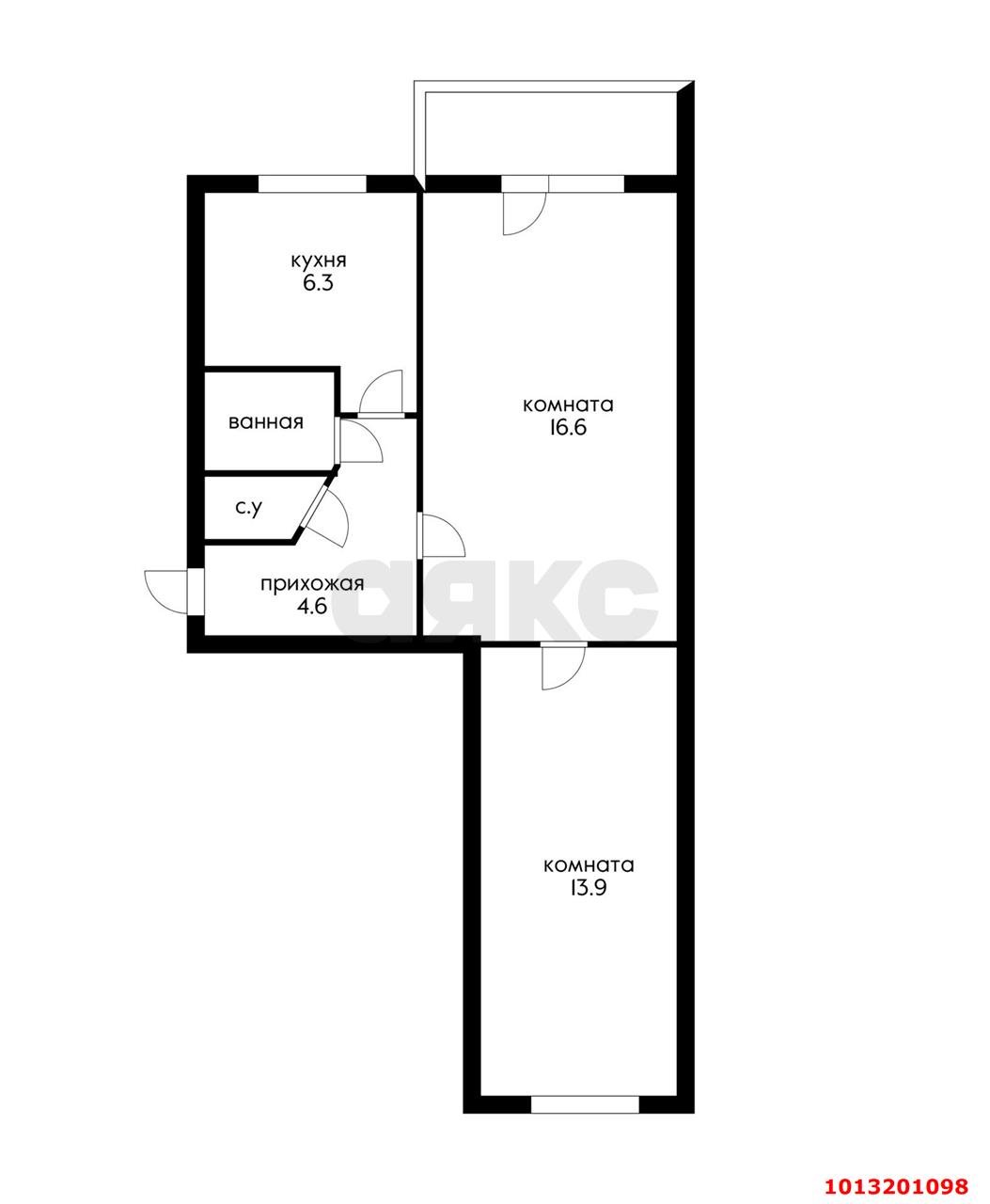 Фото №20: 2-комнатная квартира 48 м² - Краснодар, Дубинка, пр-д Полины Осипенко, 143