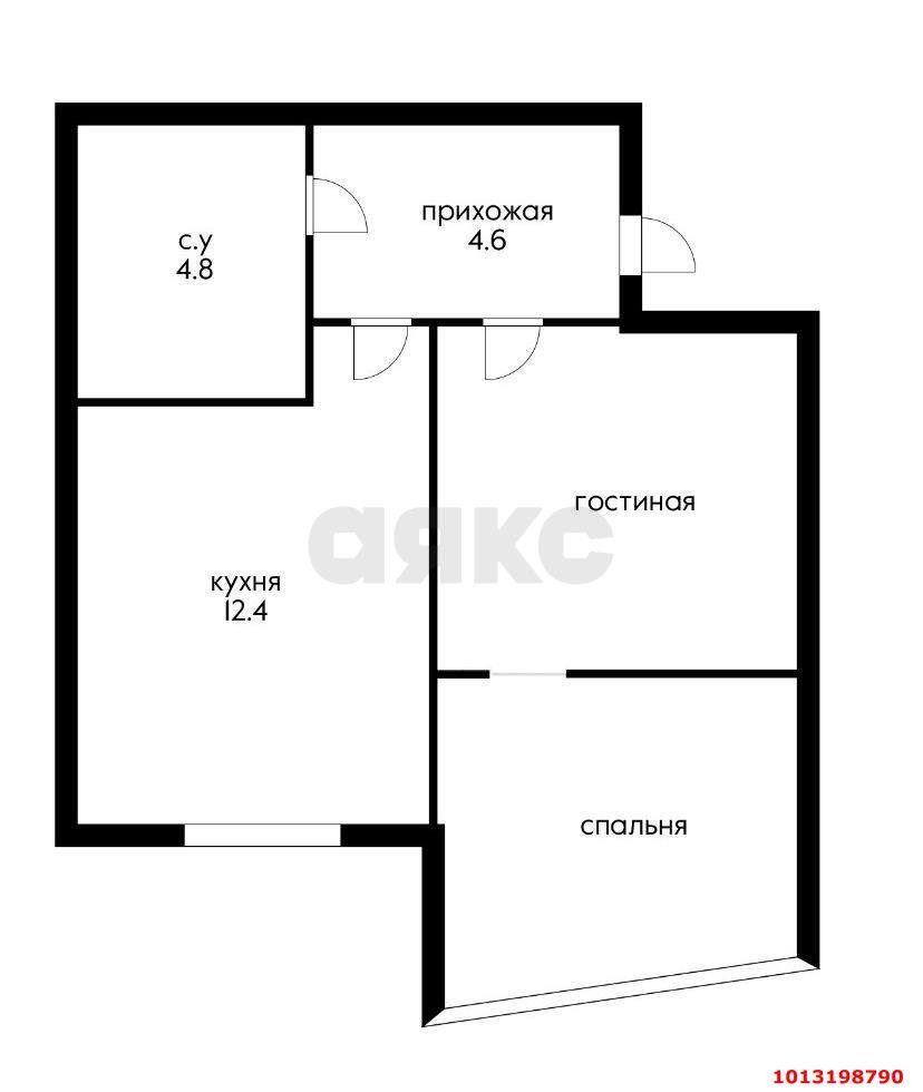 Фото №11: 1-комнатная квартира 40 м² - Краснодар, Прикубанский внутригородской округ, ул. Митинская, 21