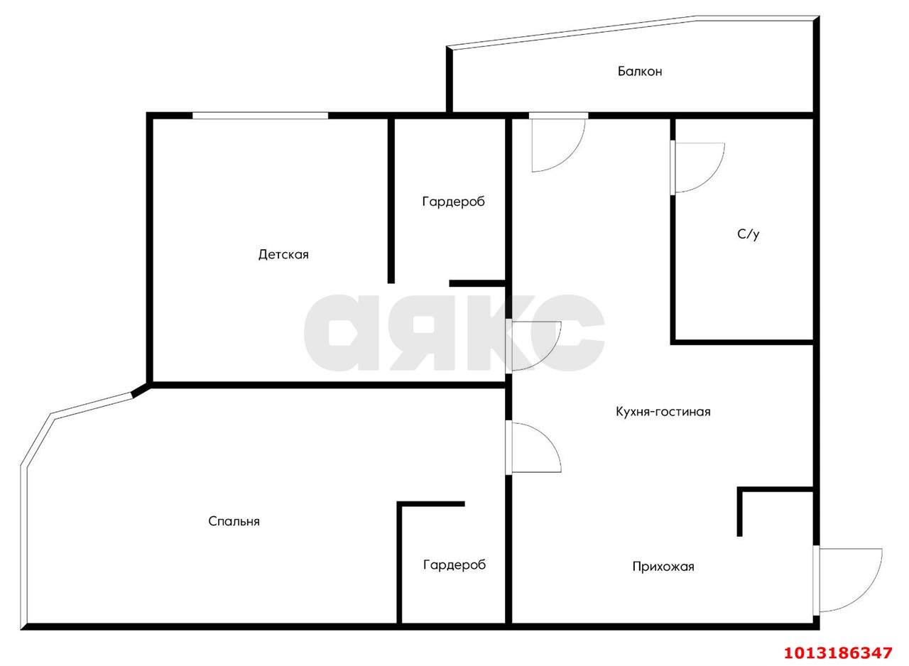 Фото №20: 2-комнатная квартира 72 м² - Краснодар, жилой комплекс Цветы, ул. Круговая, 4Вк3