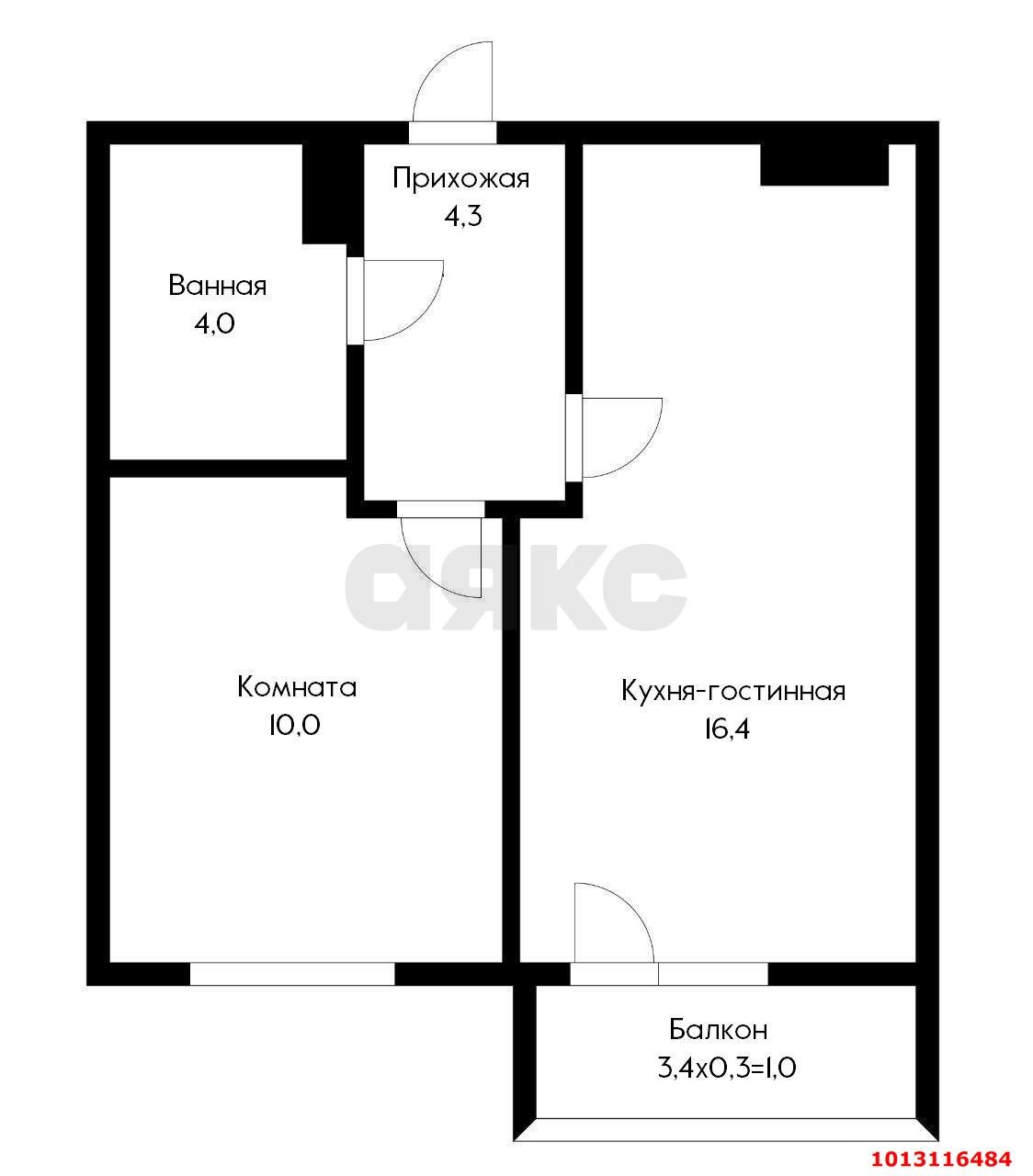 Фото №15: 1-комнатная квартира 35 м² - Краснодар, жилой комплекс Ракурс, ул. имени Героя Ростовского, 8к5