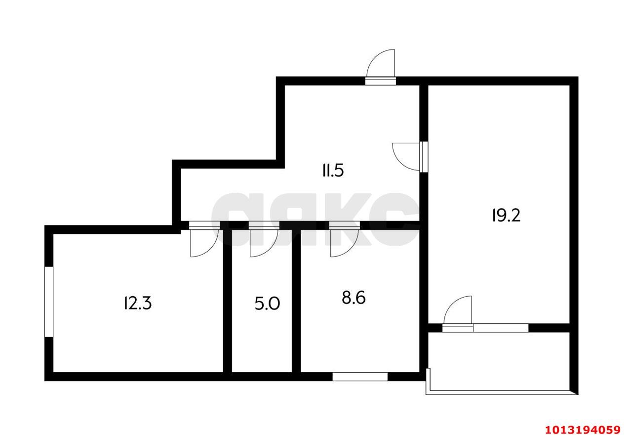 Фото №14: 2-комнатная квартира 60 м² - Краснодар, жилой комплекс Симфония, ул. Российская, 72/1к1