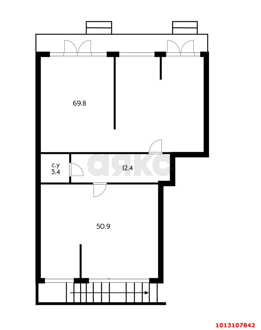 Фото №5: Торговое помещение 137 м² - Краснодар, жилой комплекс Самолёт, ул. Западный Обход, 39/2к7