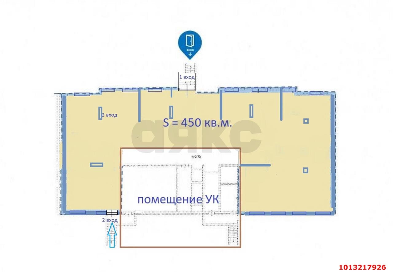 Фото №3: Торговое помещение 450 м² - Краснодар, имени Петра Метальникова, ул. Петра Метальникова, 11