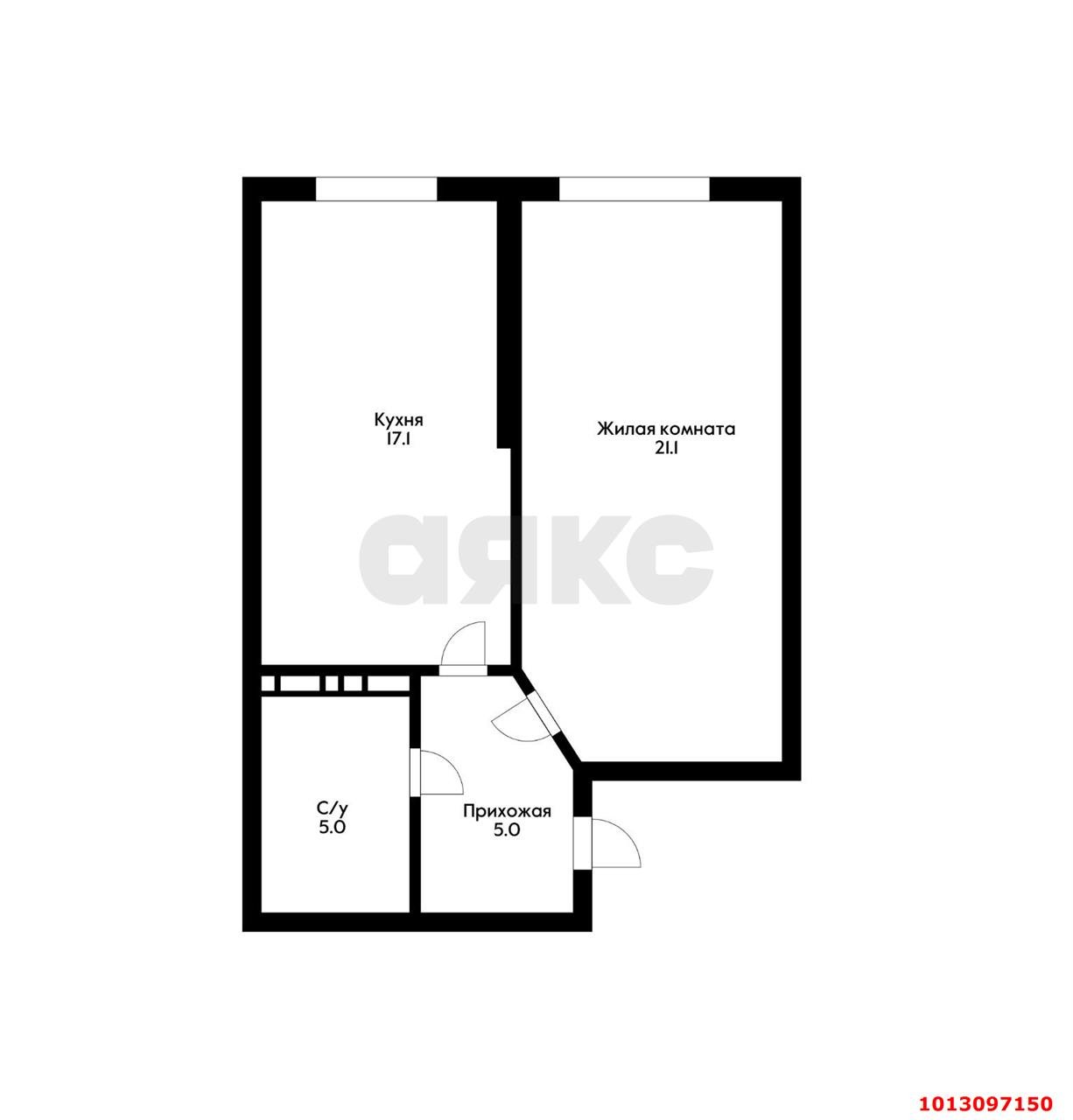 Фото №2: 1-комнатная квартира 49 м² - Новая Адыгея, жилой комплекс Мега-Победа 2, ул. Песочная, 1к1