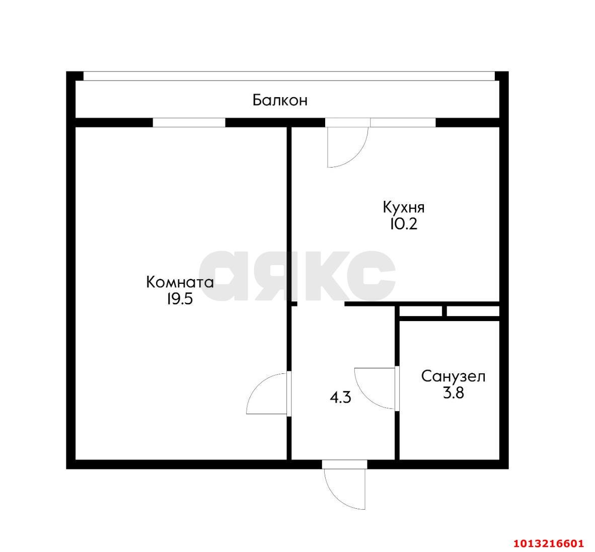 Фото №20: 1-комнатная квартира 44 м² - Краснодар, Восточно-Кругликовский, ул. Генерала Трошева, 39