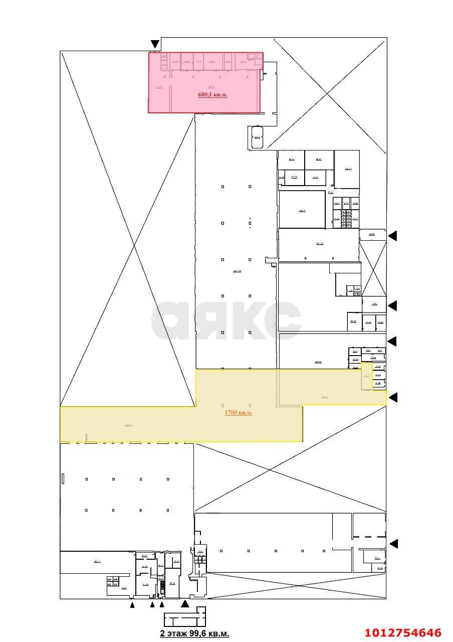 Фото №4: Торговое помещение 1700 м² - Краснодар, Хлопчато-бумажный Комбинат, ул. Лизы Чайкиной, 2/1