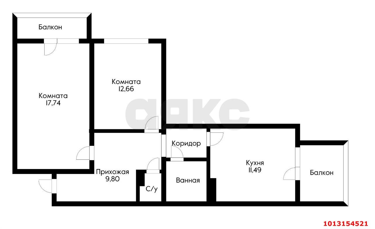 Фото №9: 2-комнатная квартира 61 м² - Краснодар, Комсомольский, ул. Сормовская, 191/1